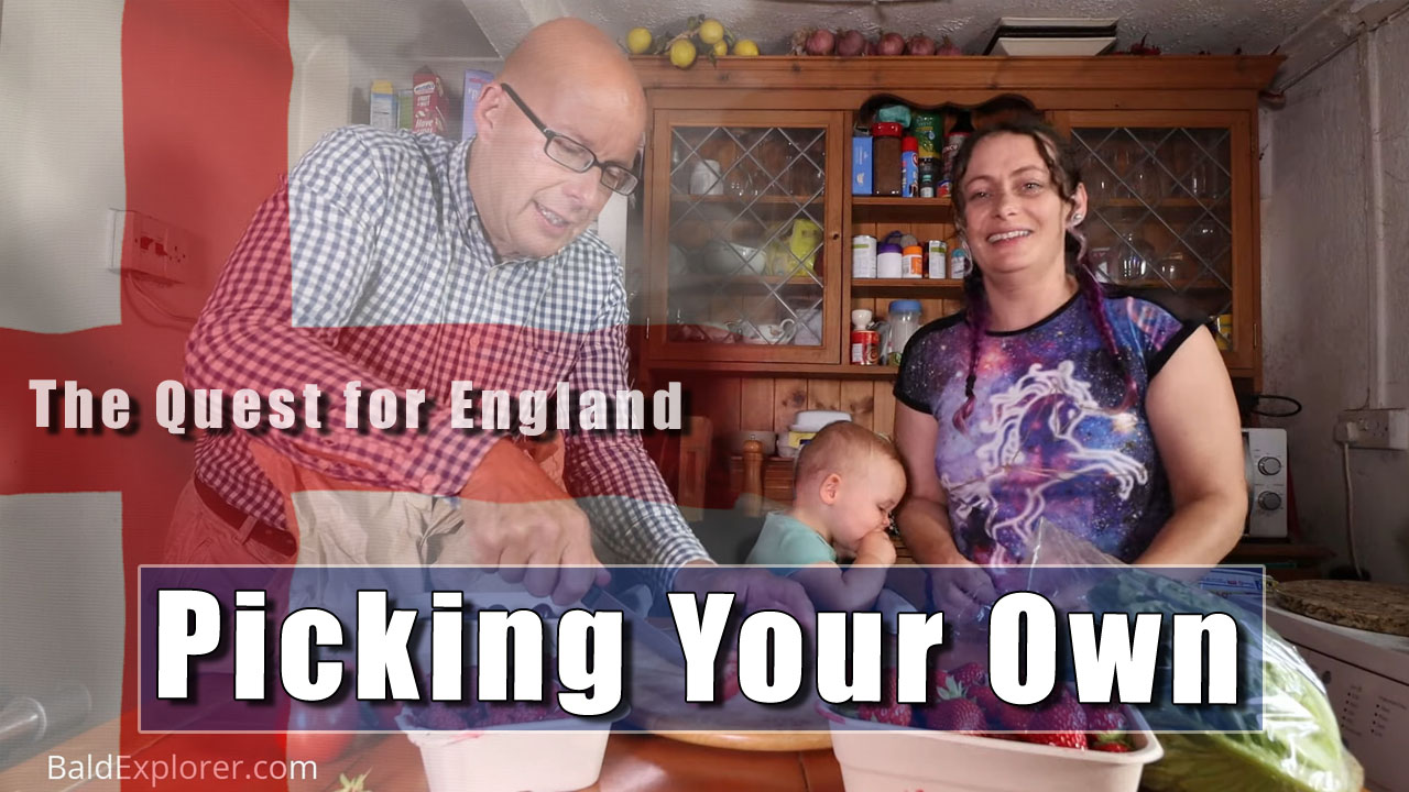 The Quest For England - In Which Julia, Joseph and I Go To A Pick Your Own Farm