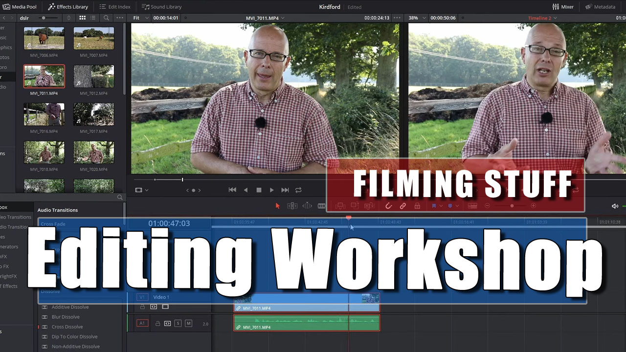 Filming Stuff - Basic Video Editing Workshop - Part One
