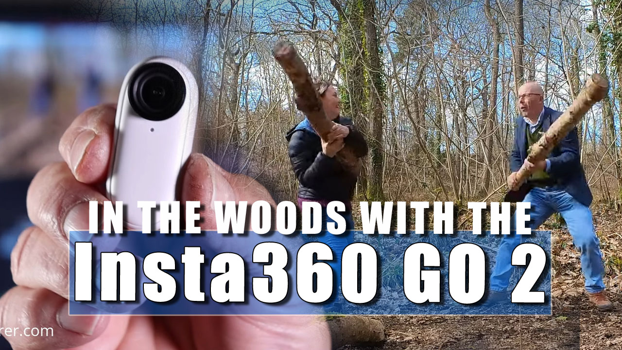 Julia and I 'Go 2' the Woods with an Insta360 Action Cam