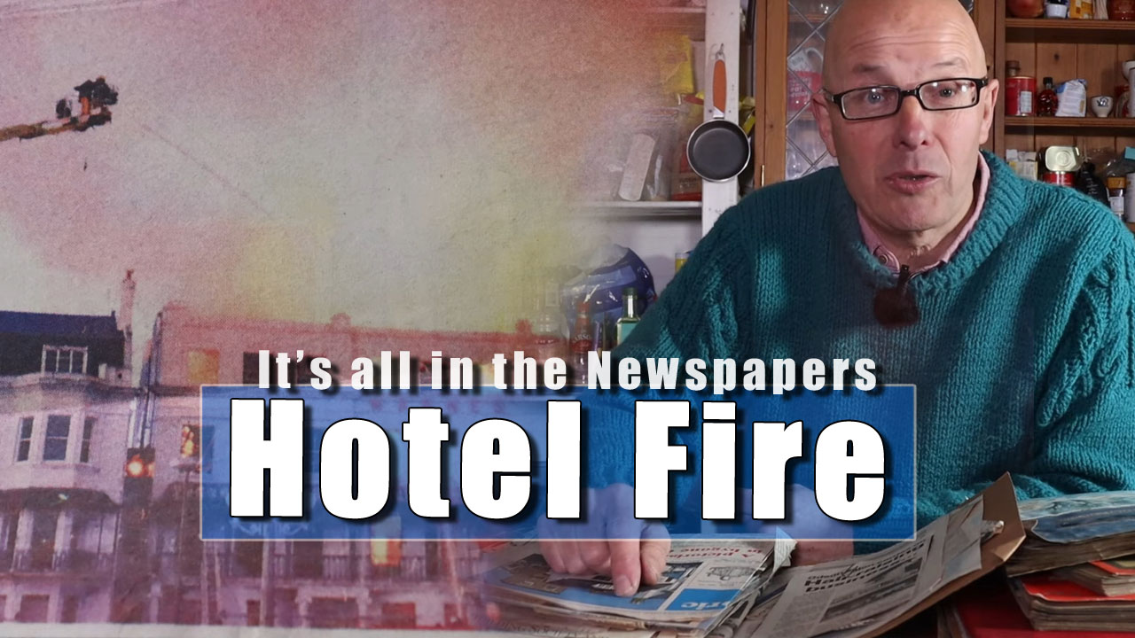 A Pile of Old Newspapers and a Hotel Fire