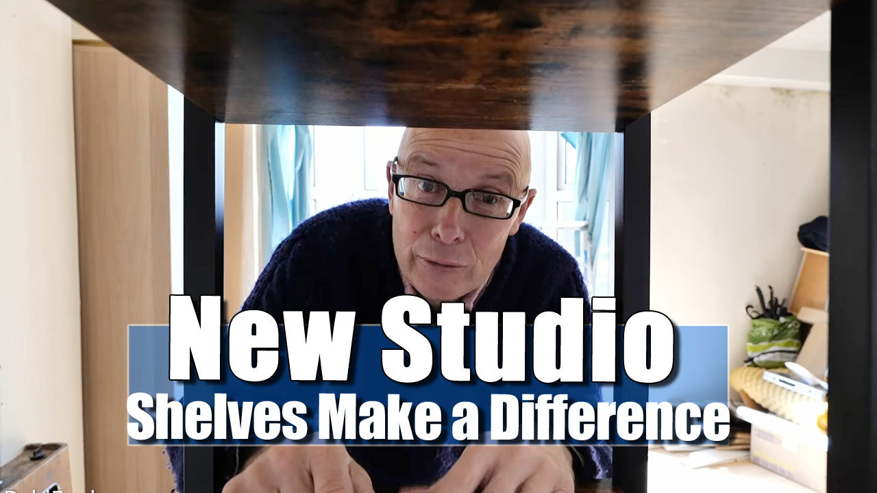The New Studio - Creating the Background with Simple Shelves