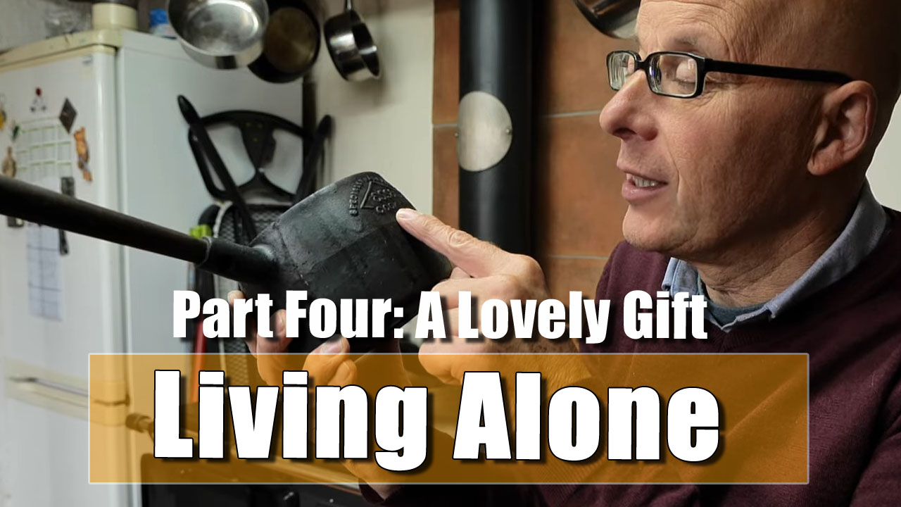 Living Alone - Episode Four: Podcast Recording, a Gift and Bathroom Spruce Up