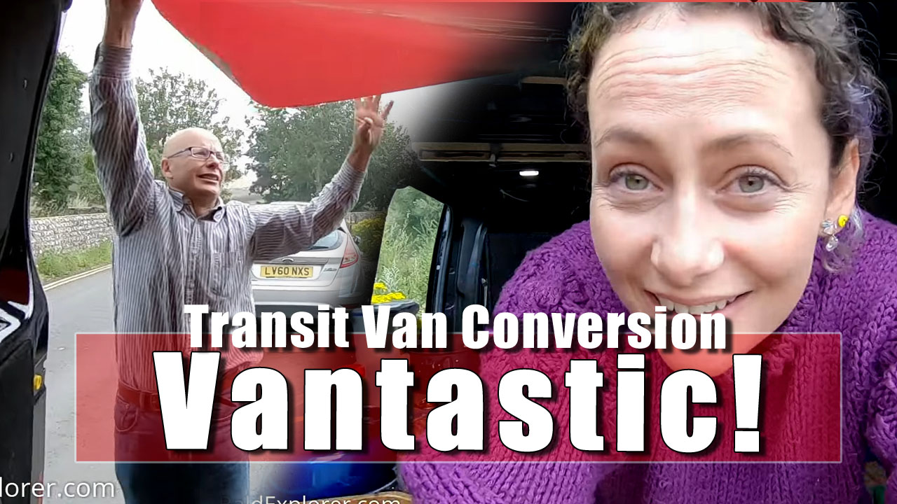 Van Conversion Test Run in Falmer, East Sussex, England!