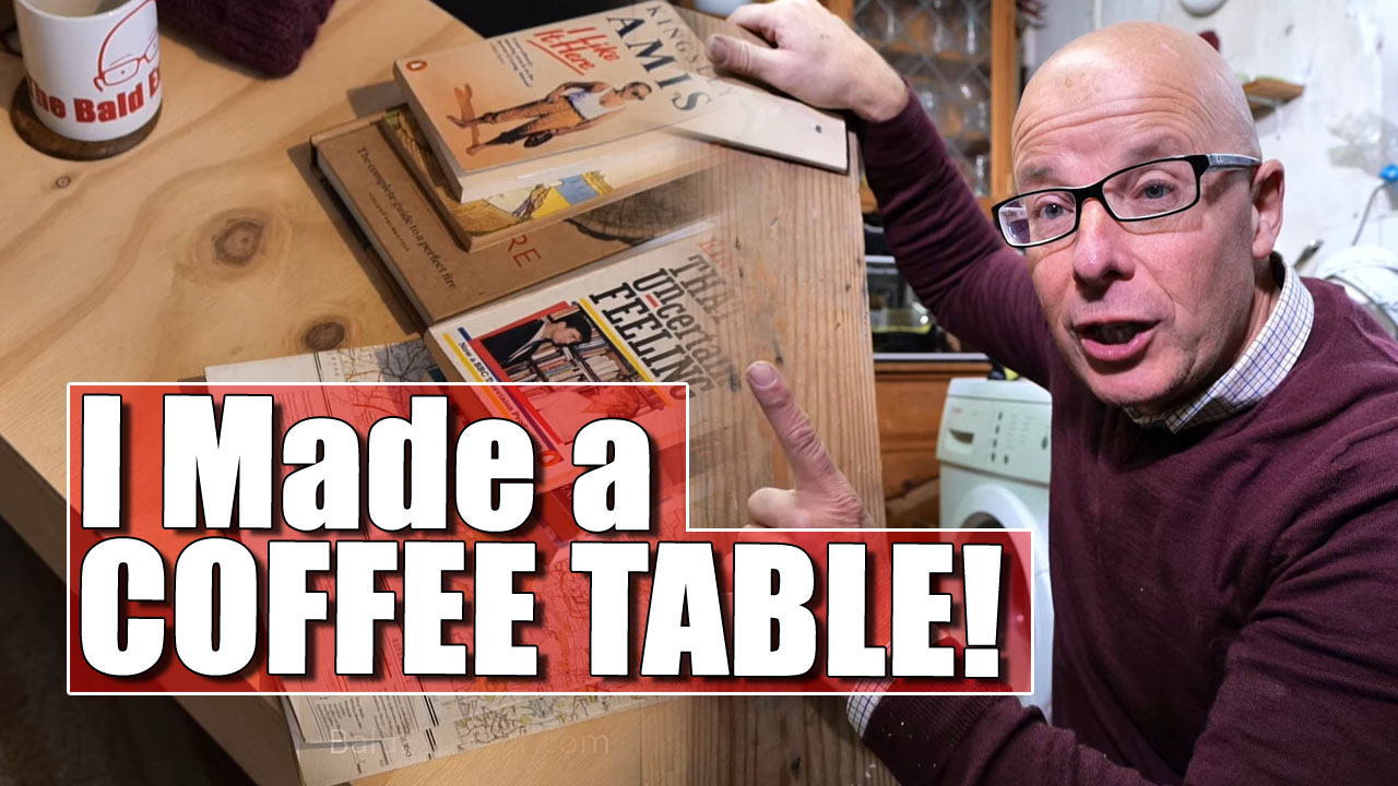 How I Built a Homemade Coffee Table!