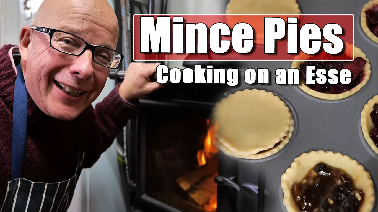 How I Make Mince Pies on a Wood Burning Stove!